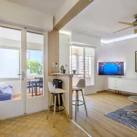 Apartament Croisette 2 Bedroom And Terrace Cannes